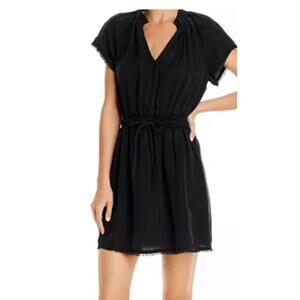 Bella Dahl Soraida Smocked Waist Frayed Dress NWT